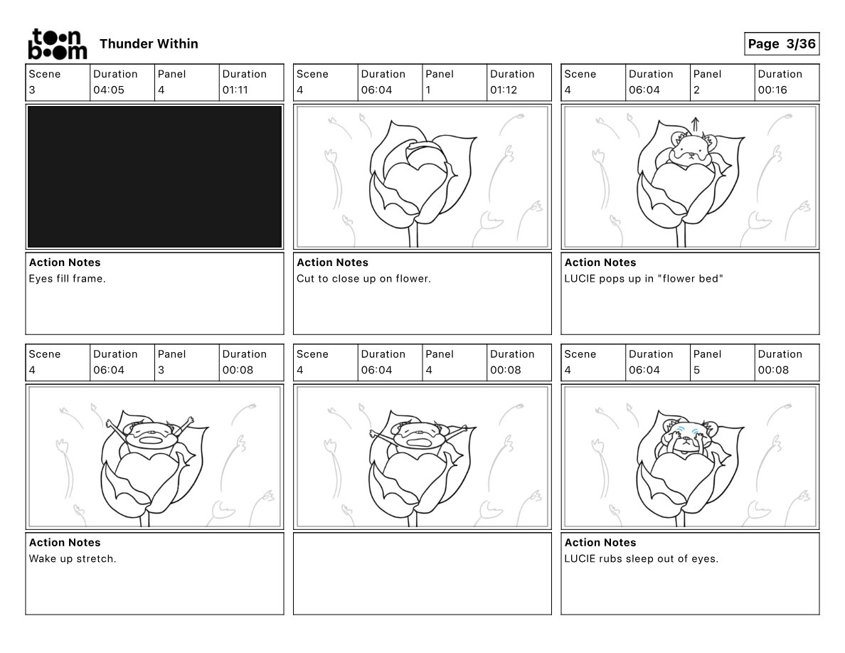 Thunder Within storyboard frame 3